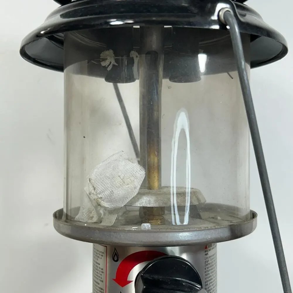 Coleman Dual Fuel Two Mantle Lantern USA Made Dated 9 / 1997